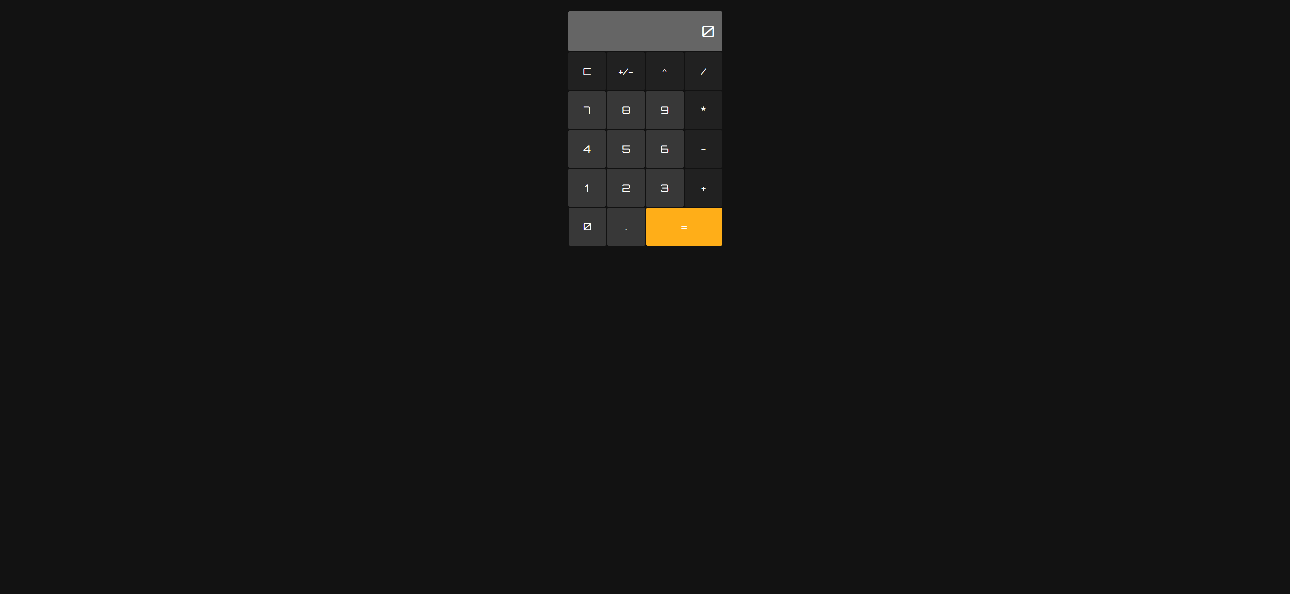 Screenshot of Calculator